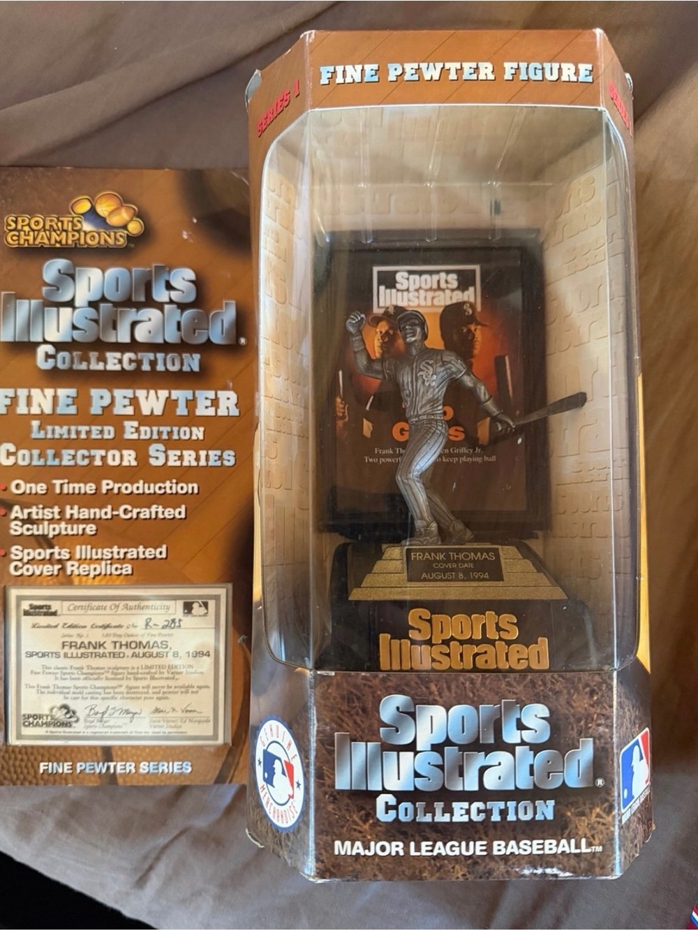 Collection Fine Pewter Figure - Brown/Gold Packaging